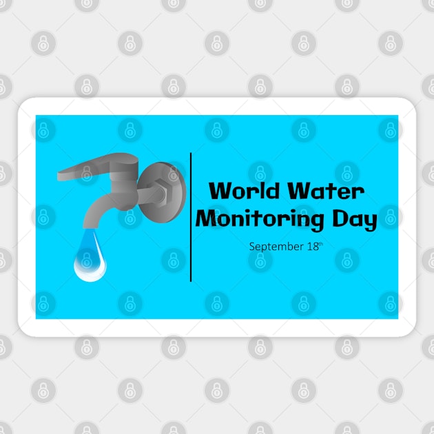 World Water Monitoring Day Magnet by Khenyot